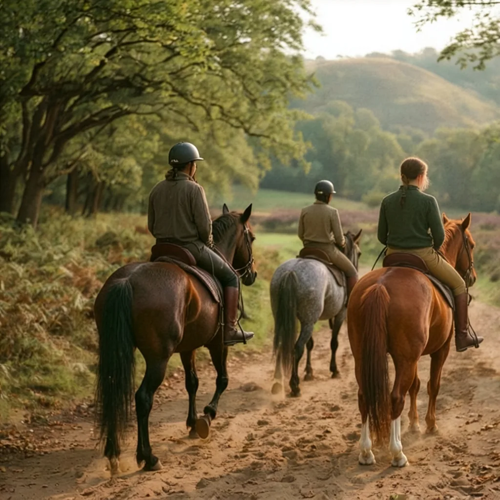 Balade à cheval en Haute-Vienne, autour de Saint-Auvent